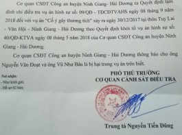 Vụ án 'cố ý gây thương tích' tại Ninh Giang (Hải Dương): không khách quan, bỏ lọt tội phạm