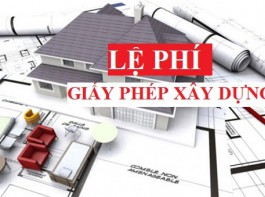 Xin giấy phép xây dựng hết bao nhiêu tiền?