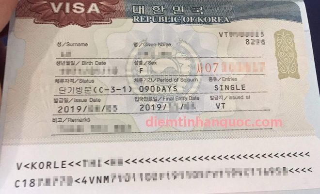 Thông tin chi tiết về xin visa thăm thân hàn quốc